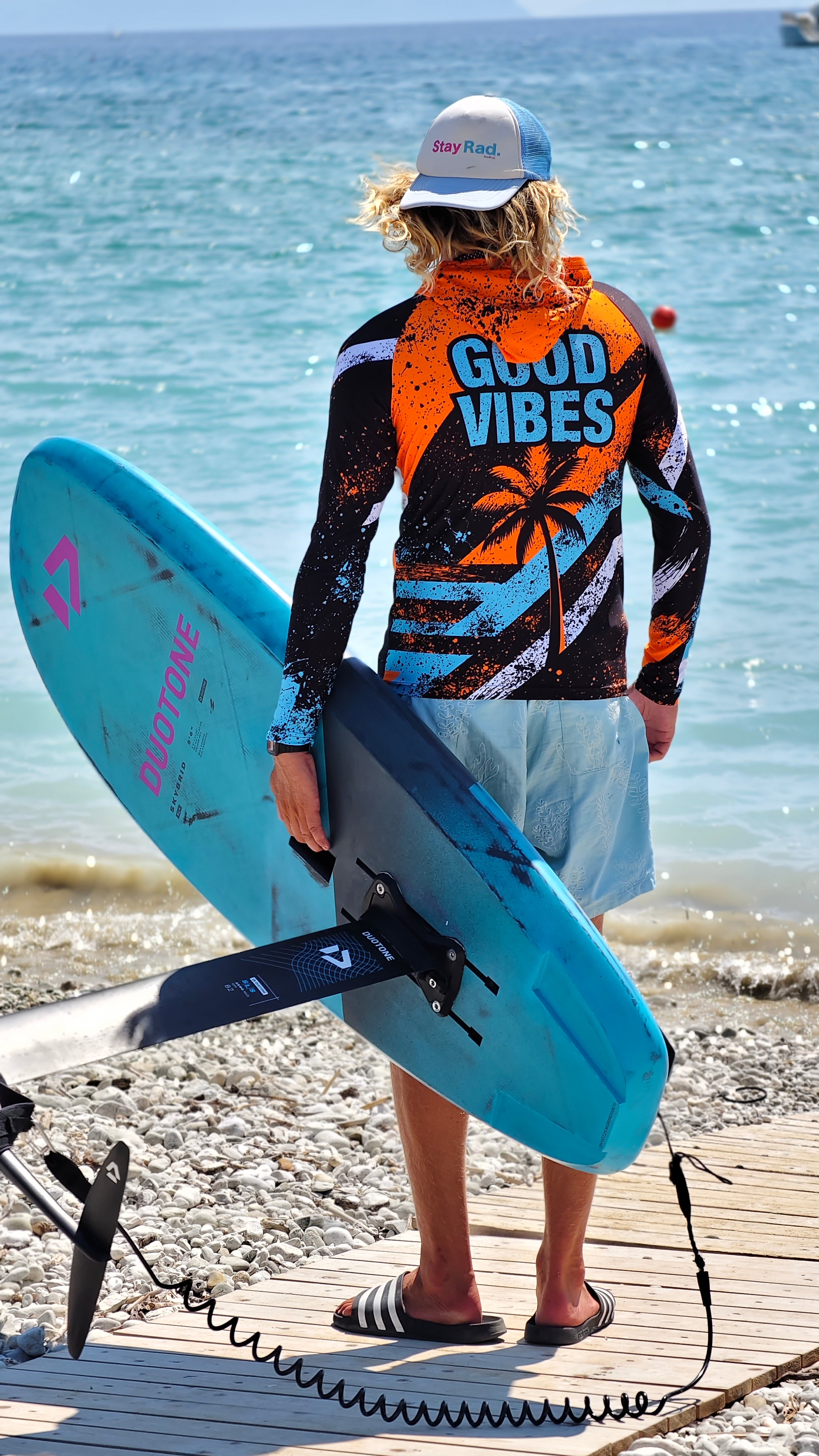 Blue Spirit rashguard masculino CACAO Beachwear™️ com proteção UV
