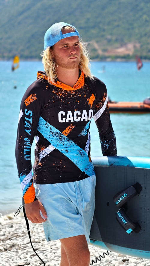 Мъжки рашгард Blue Spirit CACAO Beachwear™️ със UV защита