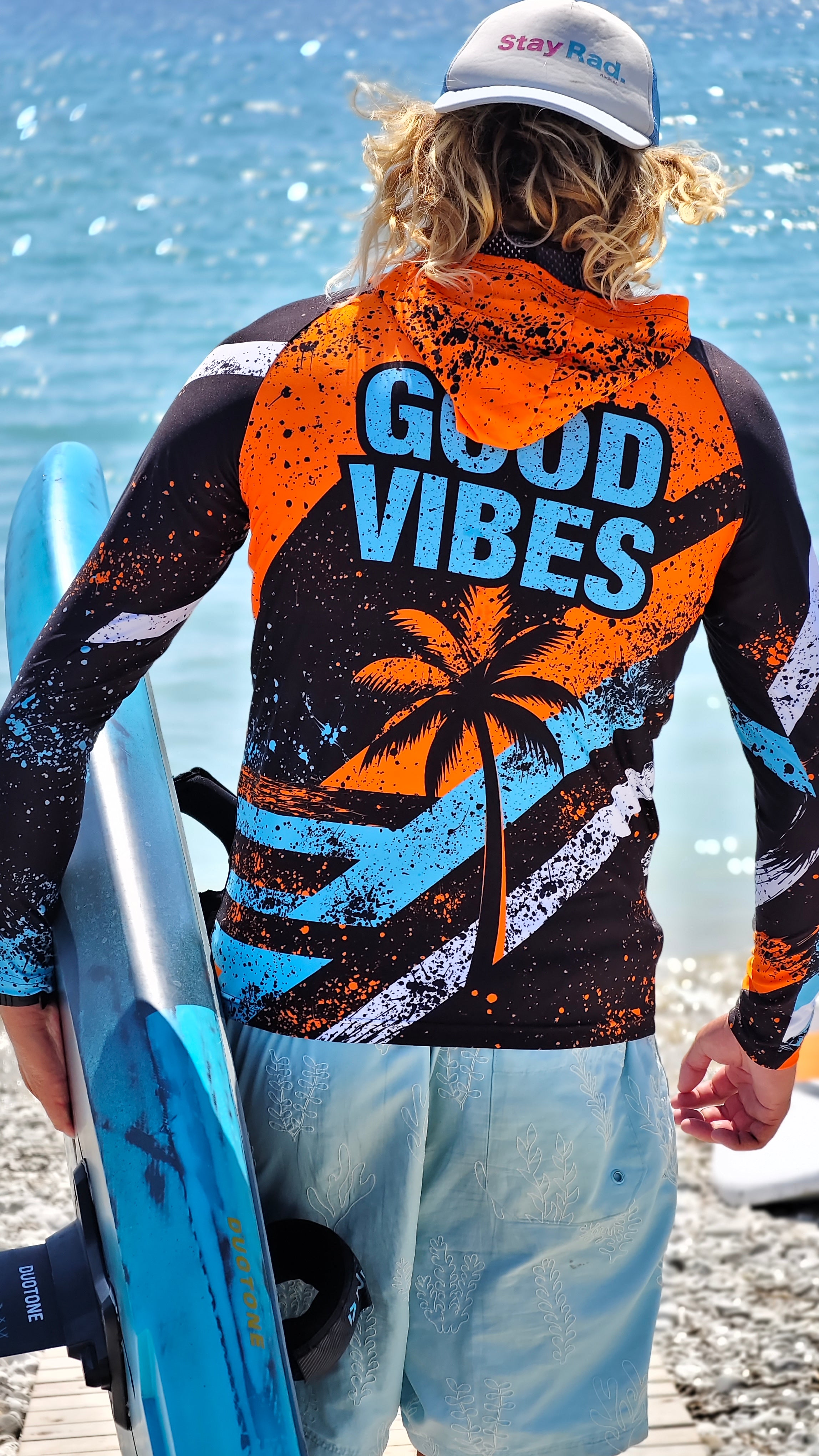 Blue Spirit rashguard masculino CACAO Beachwear™️ com proteção UV
