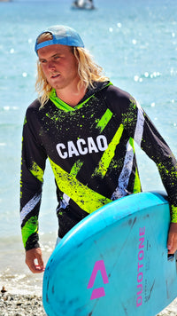 Мъжка тениска за плуване Blue Spirit Coral CACAO Beachwear™️ със UV защита