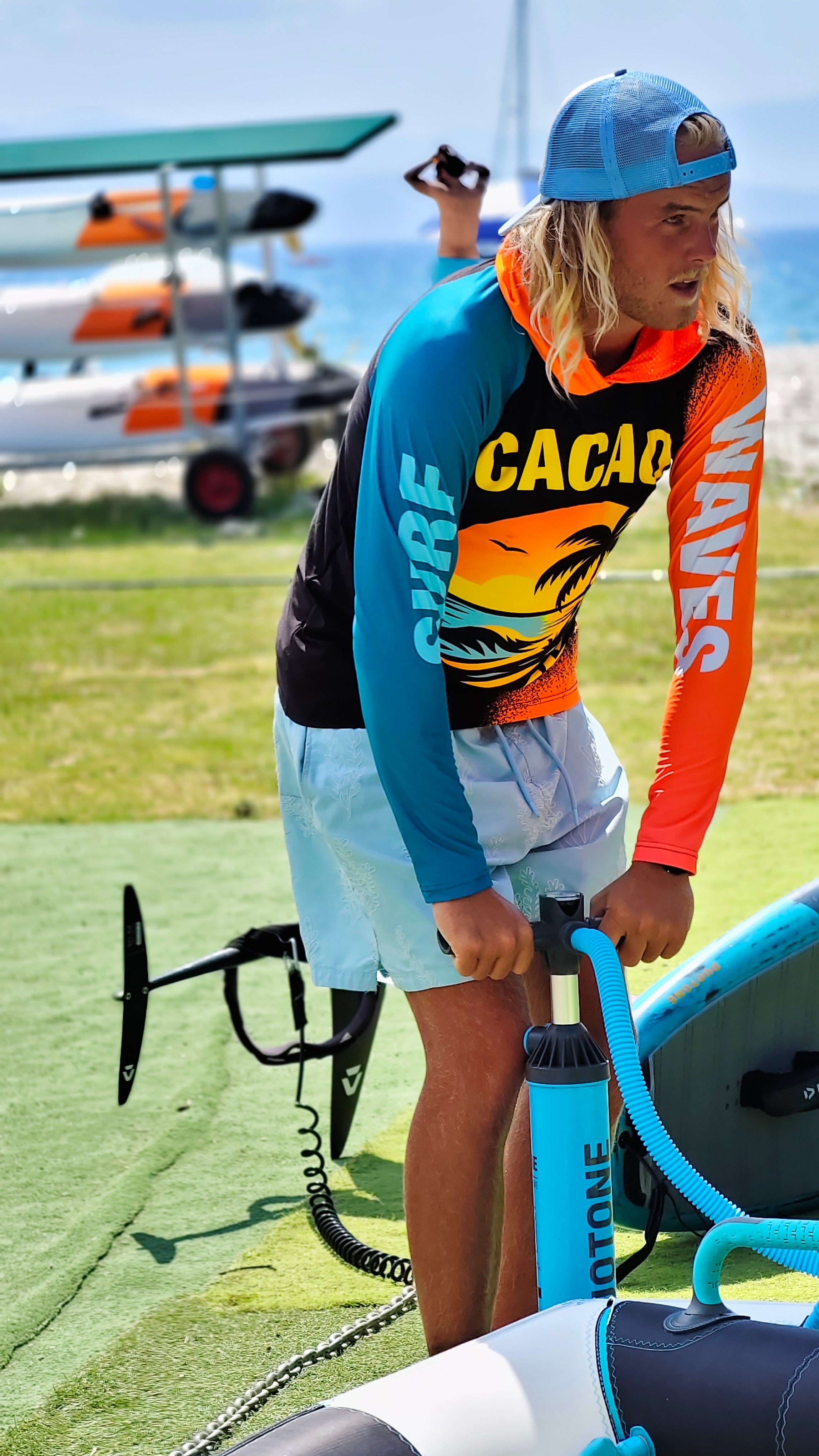 Мъжки рашгард Reef CACAO Beachwear™️ със UV защита